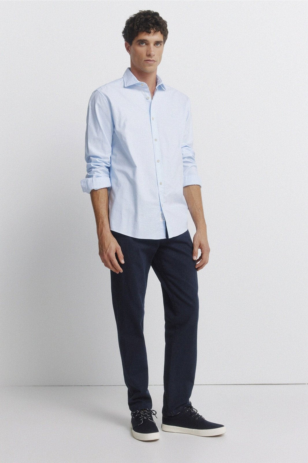 Lightweight Oxford Shirt - Blue