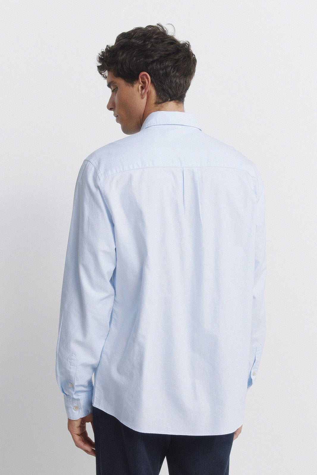 Lightweight Oxford Shirt - Blue