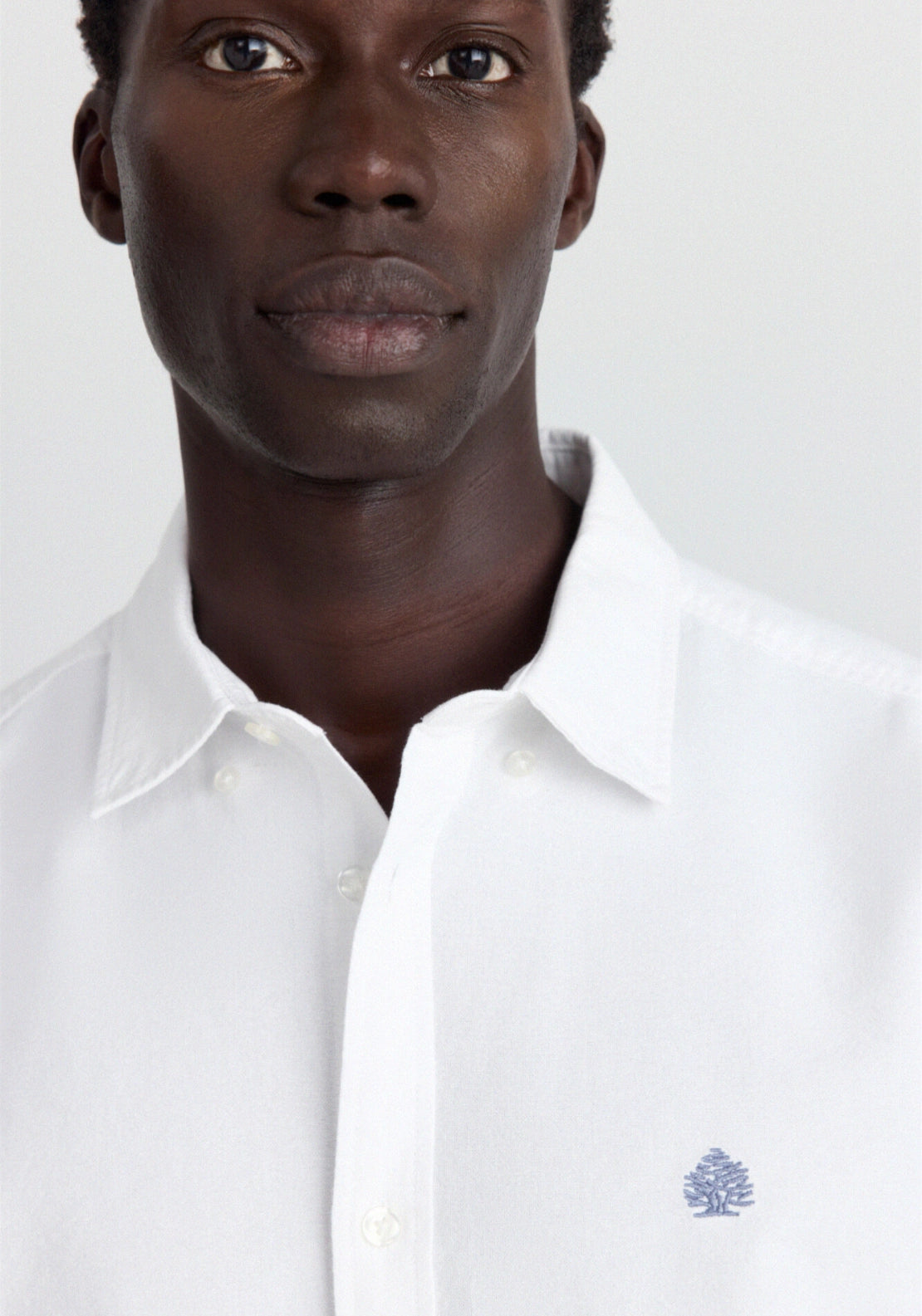 Long Sleeve Oxford Tailored Shirt - White