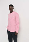 Two-tone structured shirt - Red / Coral