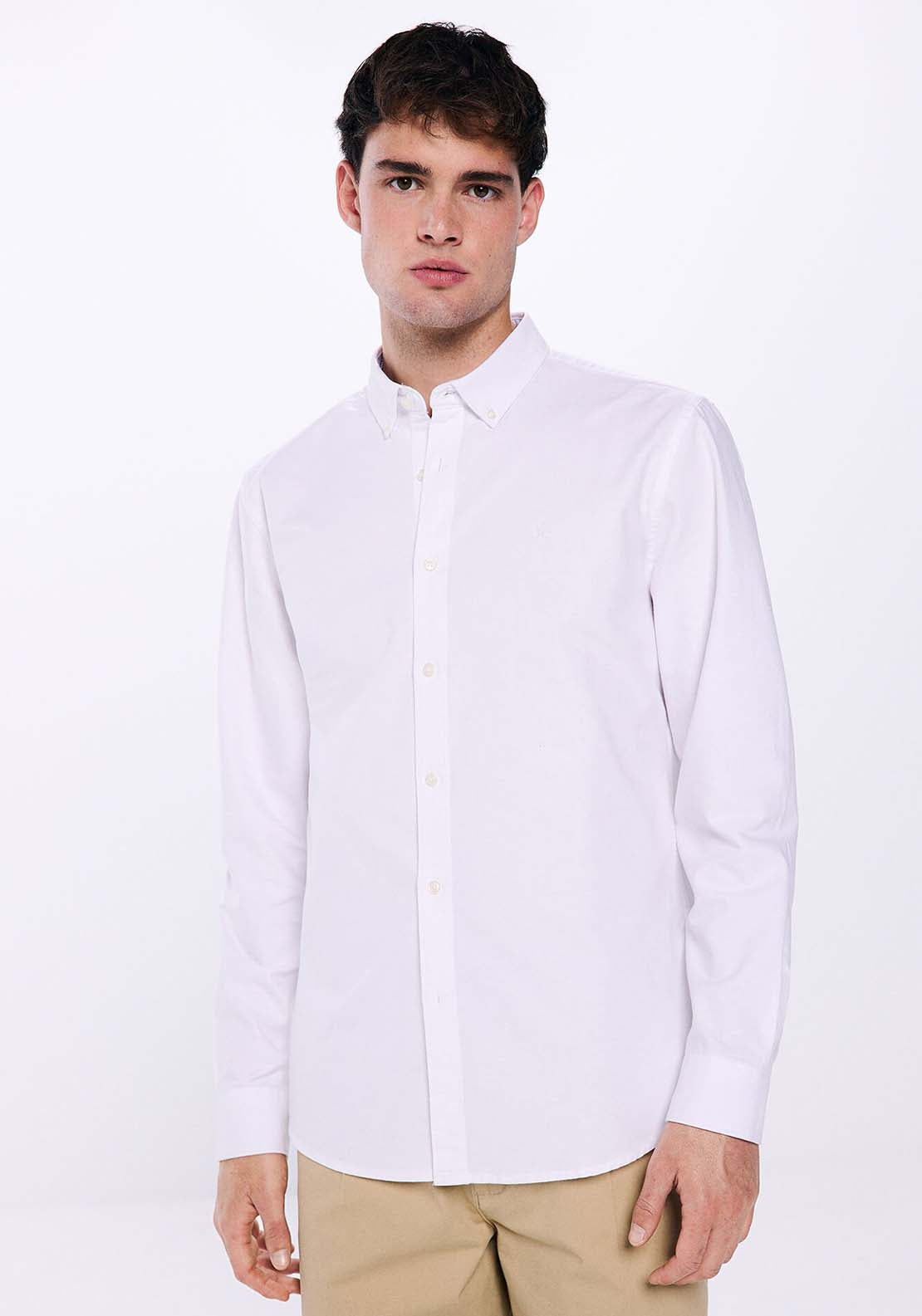 Springfield Oxford shirt - White 1 Shaws Department Stores