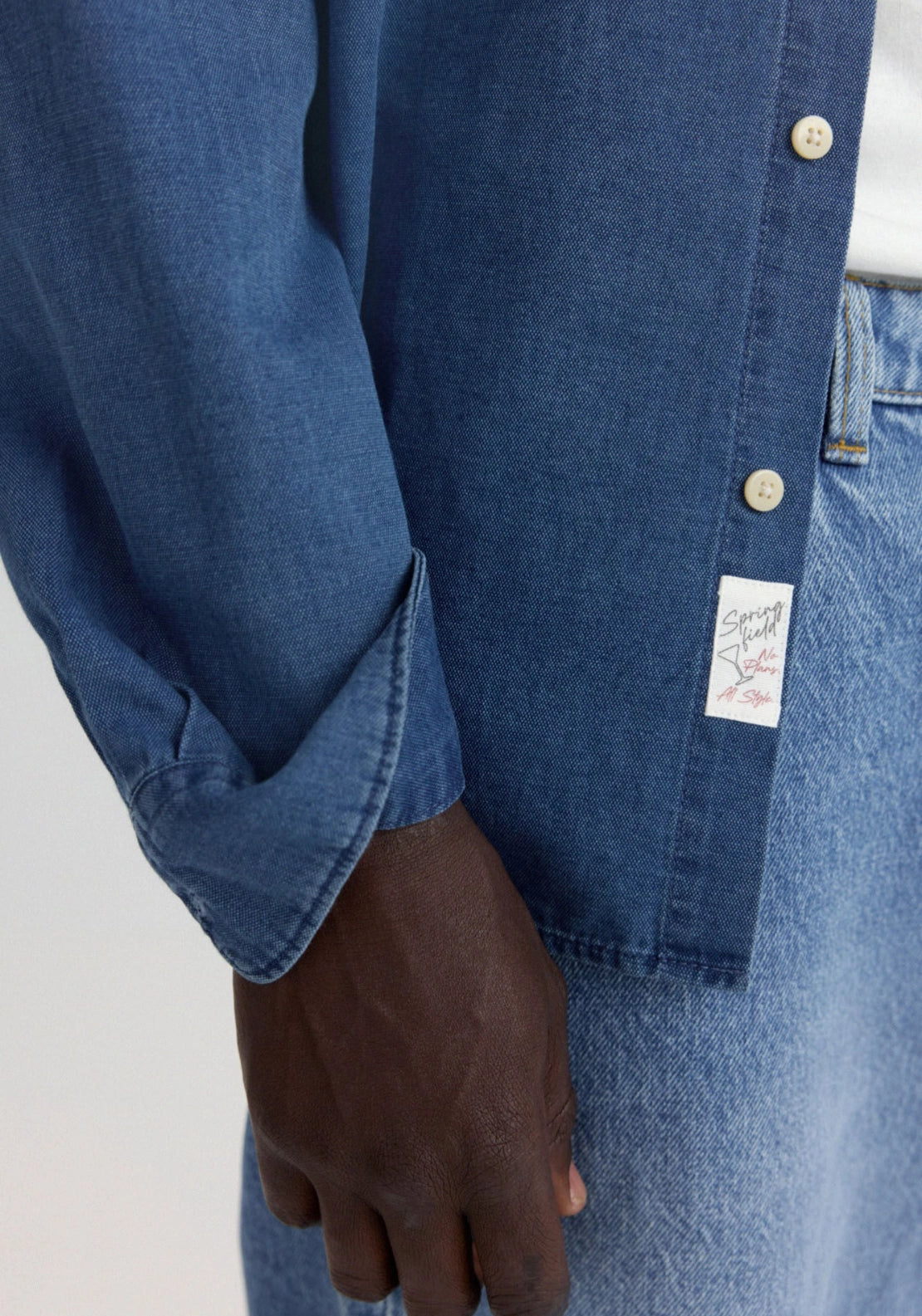 Casual Denim Shirt - Blue