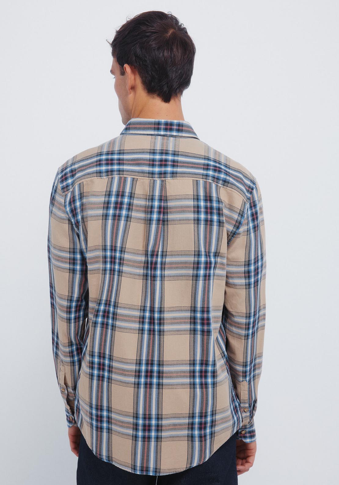 Springfield Tartan Plaid Shirt - Yellow / Gold 2 Shaws Department Stores