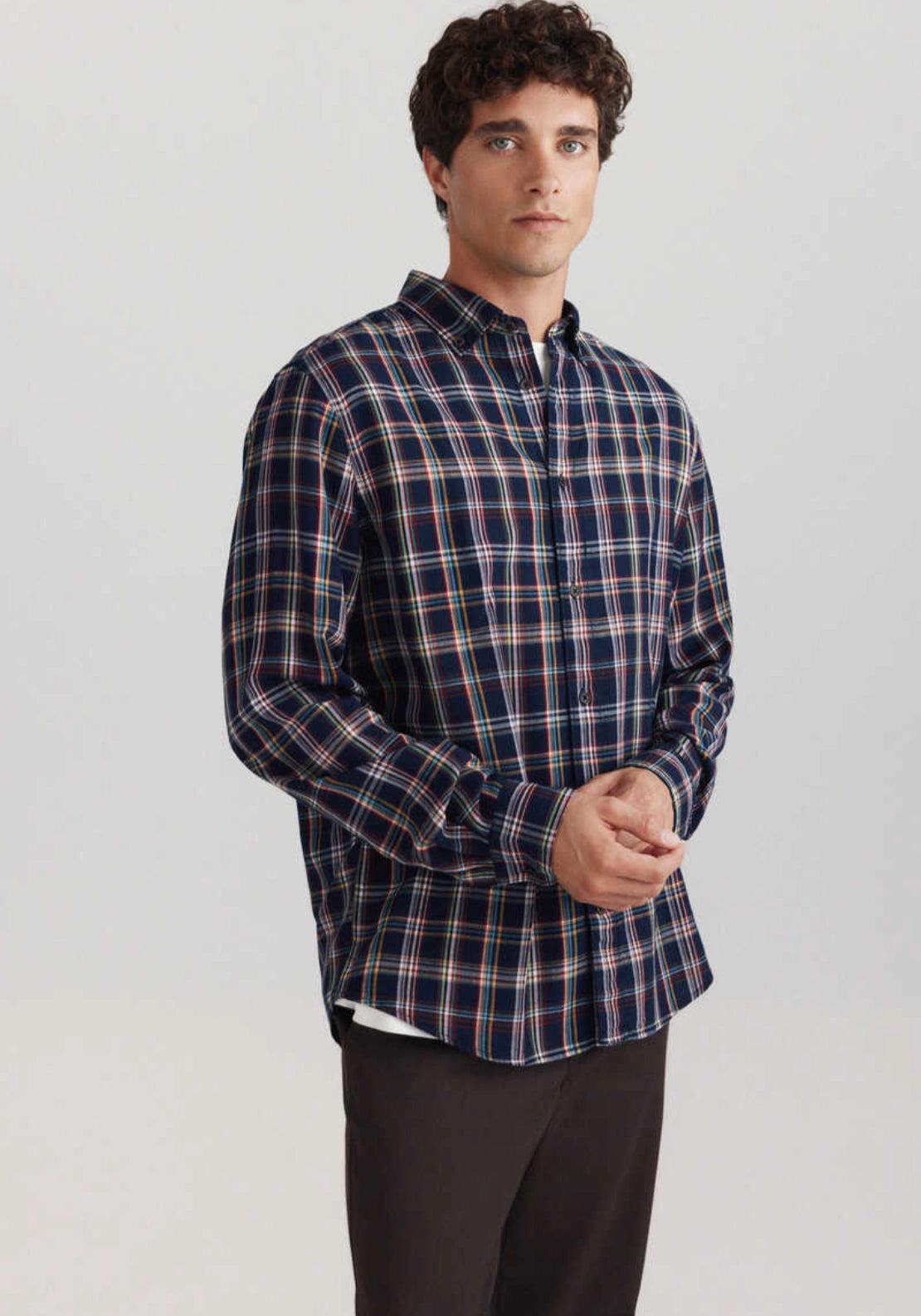 Check Shirt - Blue