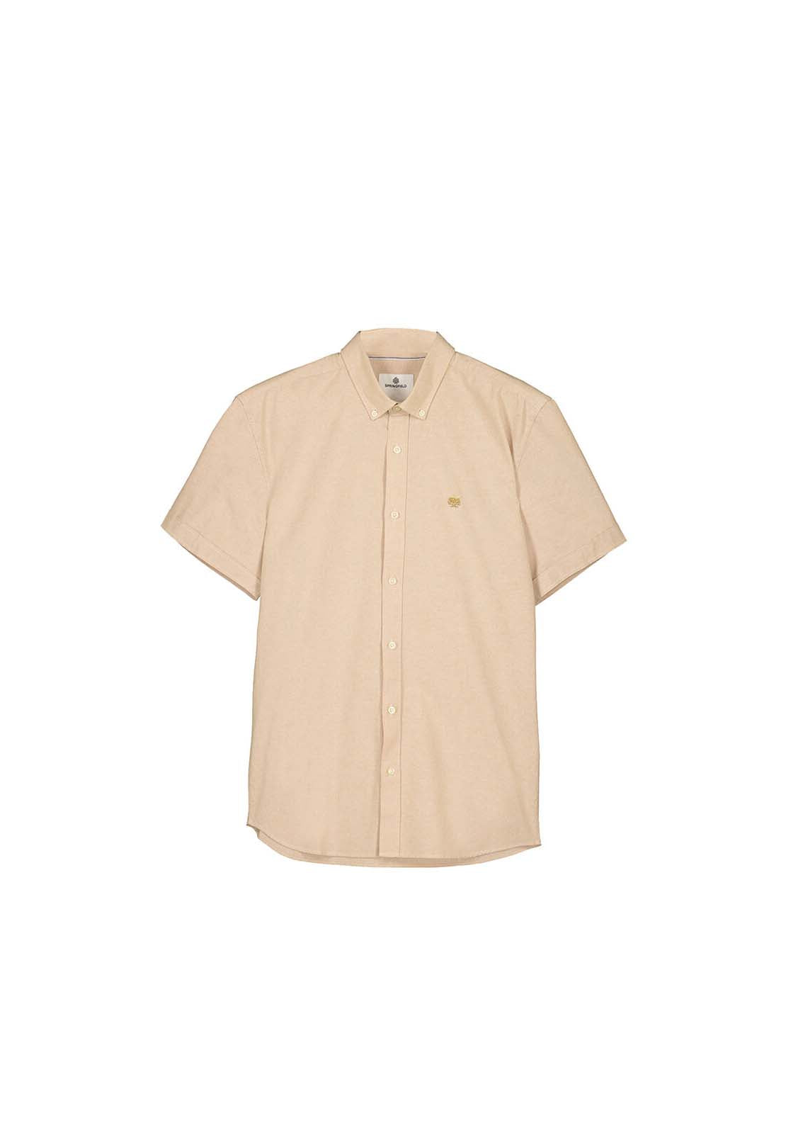 Springfield Pinpoint shirt - Beige 5 Shaws Department Stores