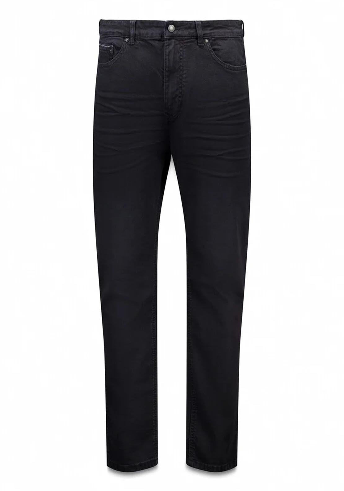 Springfield Slim Fit 5 Pocket Trouser - Black 6 Shaws Department Stores