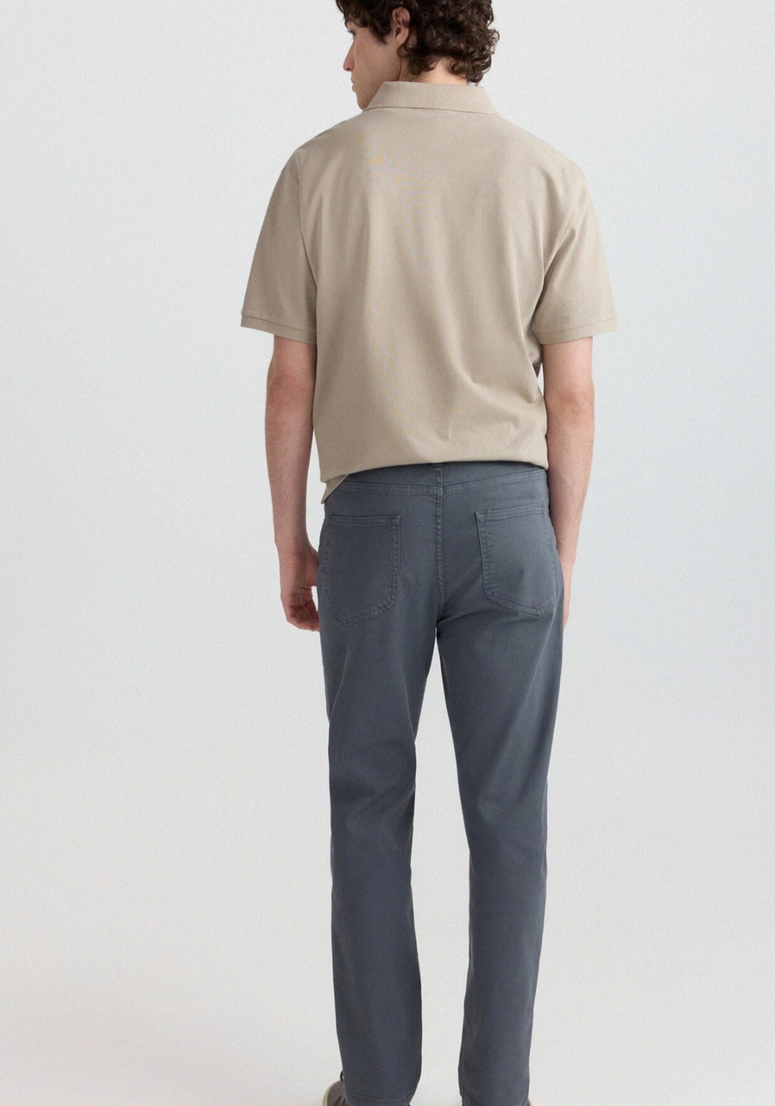 Slim Fit 5 Pocket Trousers - Blue