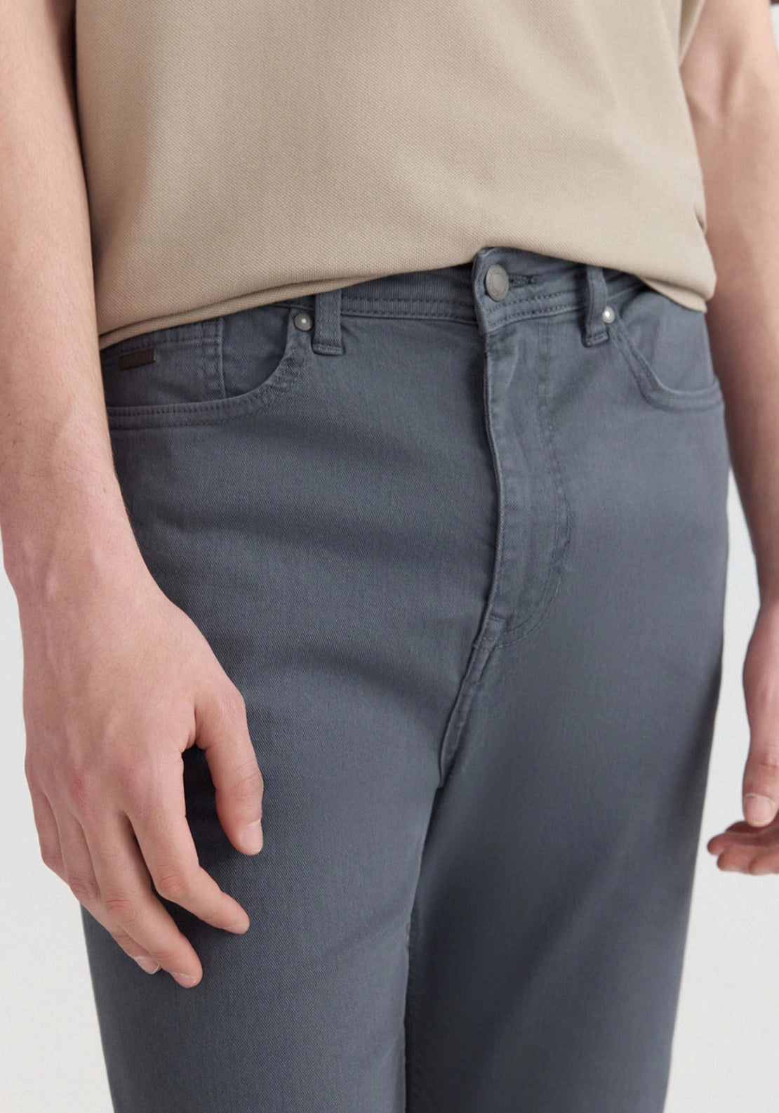 Slim Fit 5 Pocket Trousers - Blue