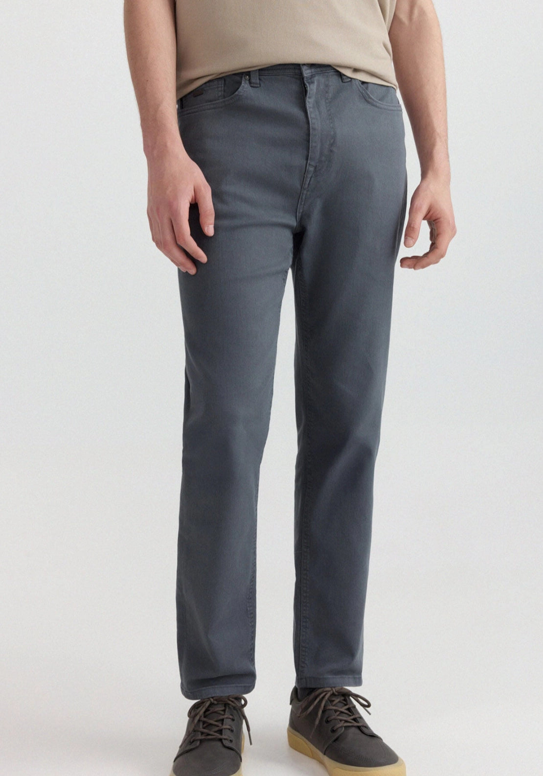 Slim Fit 5 Pocket Trousers - Blue