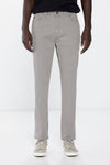 Slim fit coloured lightweight trousers - Grey