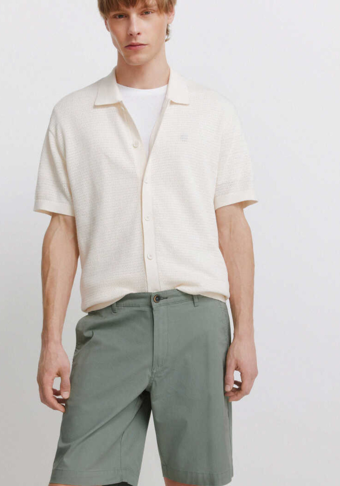 Springfield Bermuda Cargo Shorts - Beige 3 Shaws Department Stores