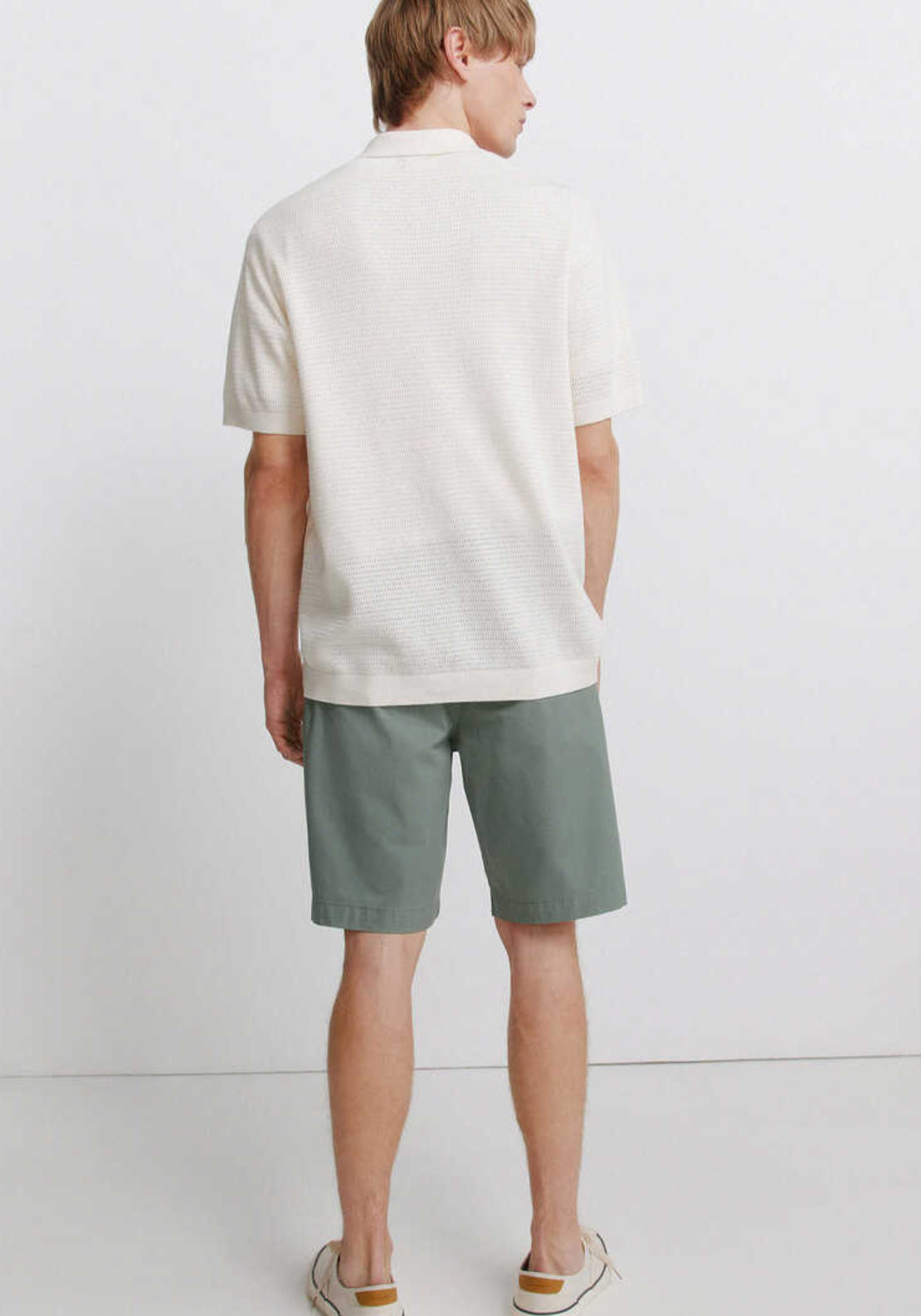 Springfield Bermuda Cargo Shorts - Beige 2 Shaws Department Stores
