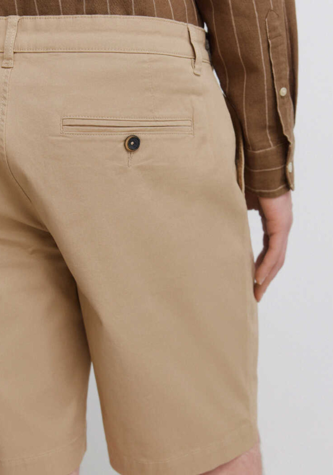 Springfield Bermuda Cargo Shorts - Beige 5 Shaws Department Stores