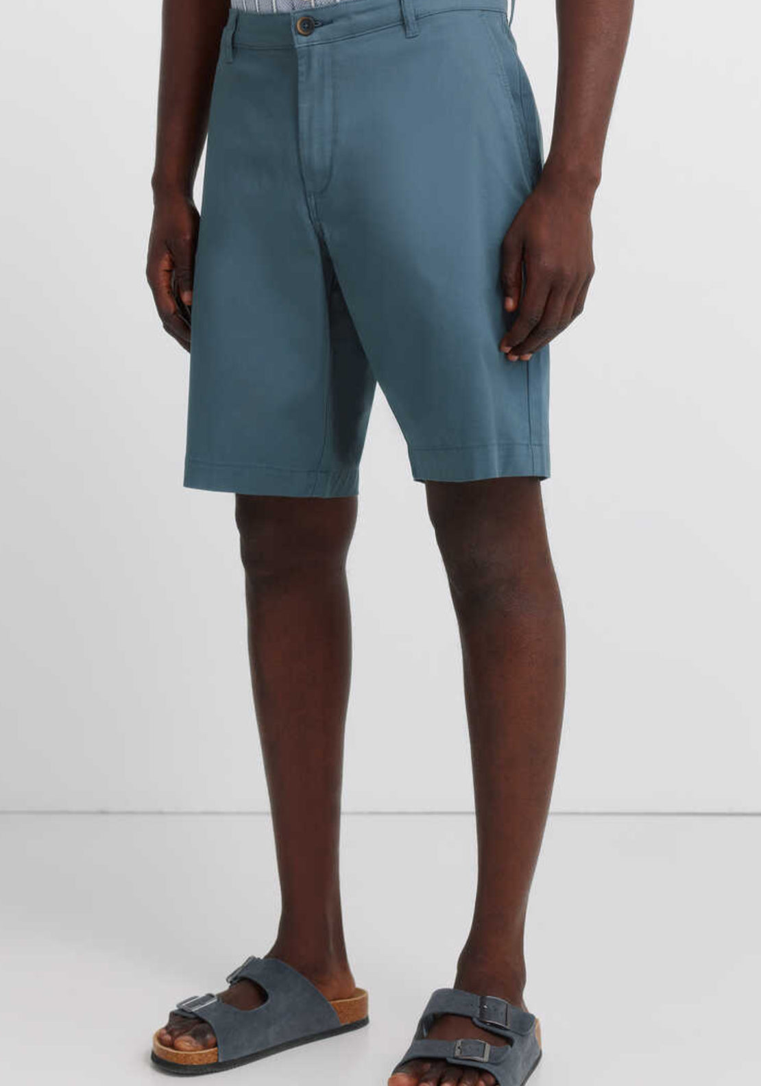 Comfort Fit Bermuda Shorts - Blue