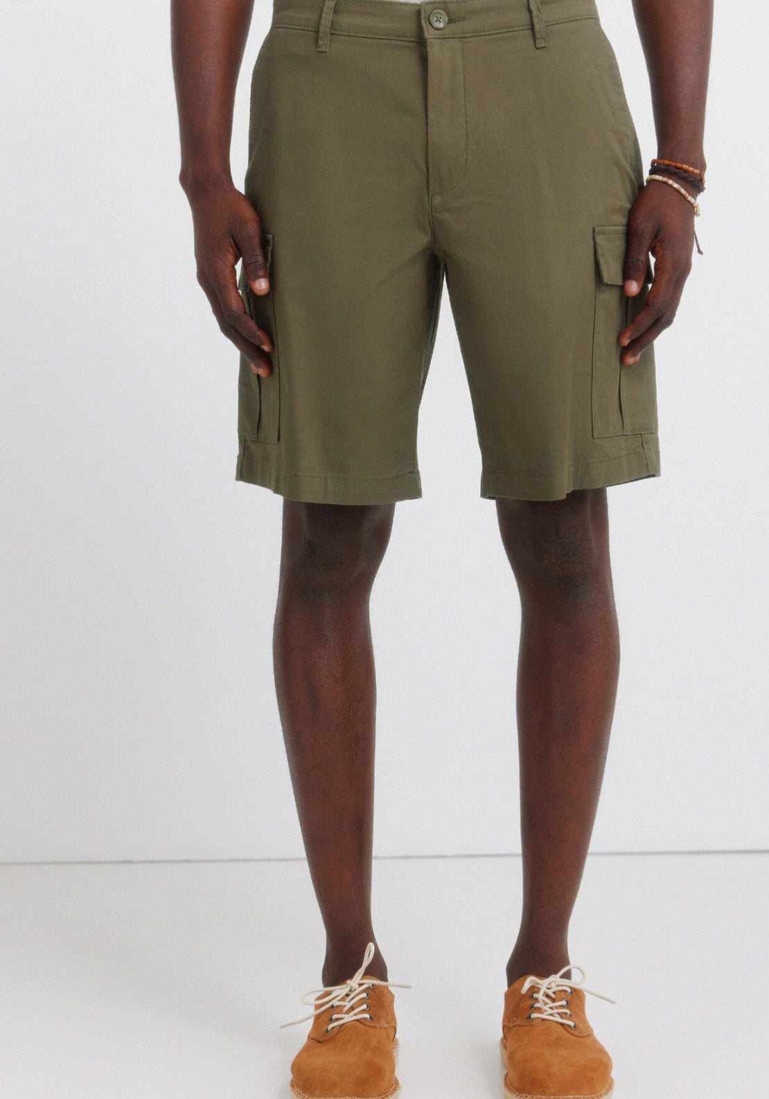 Cargo Bermuda Shorts - Medium Khaki