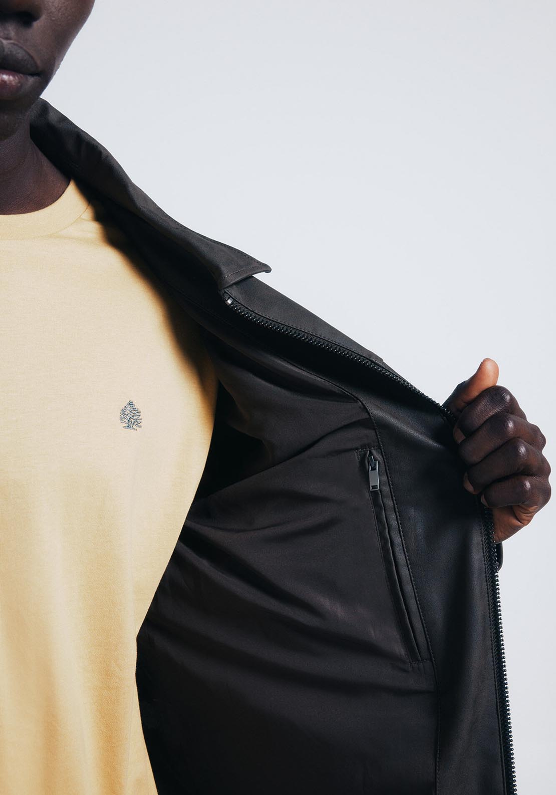 Springfield Faux Leather Jacket - Black 6 Shaws Department Stores