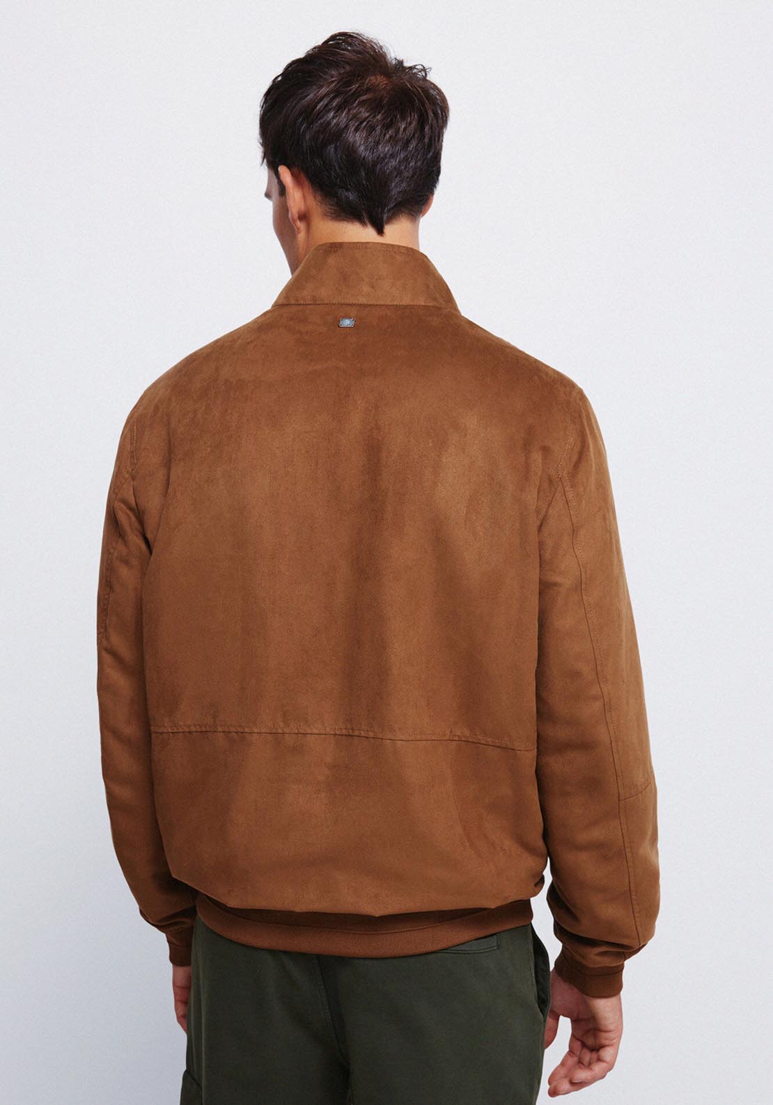 Suede Jacket - Beige/camel