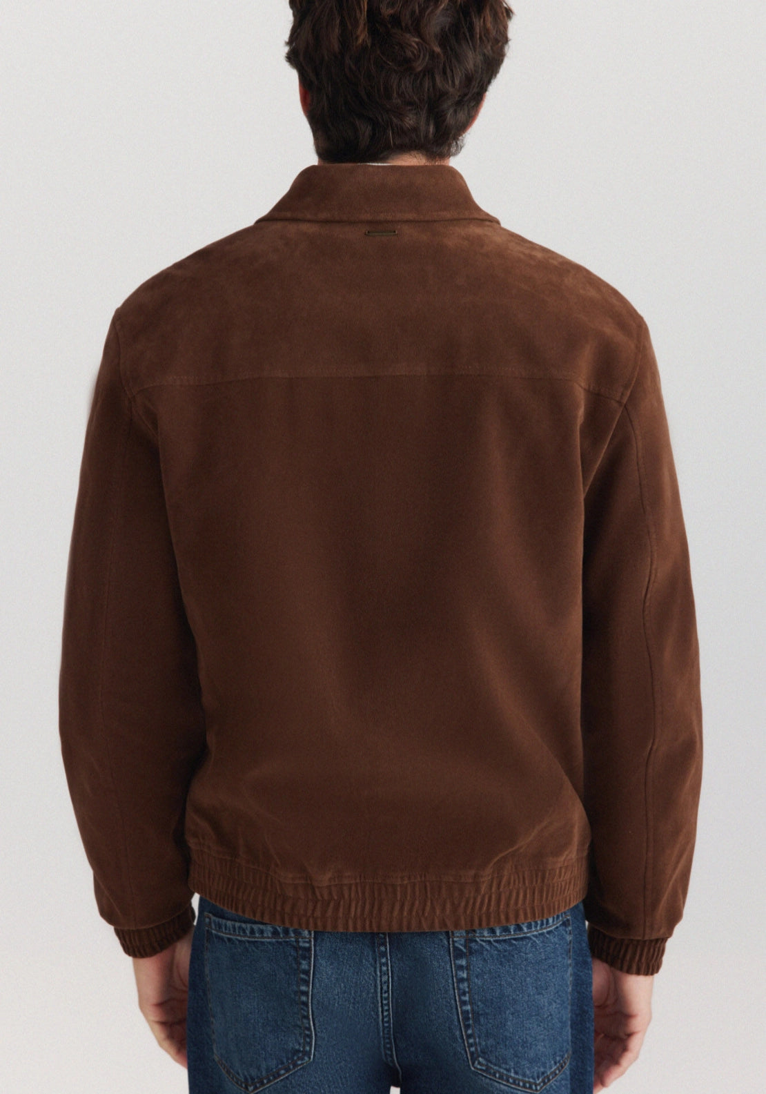 PU Aviator Jacket - Brown