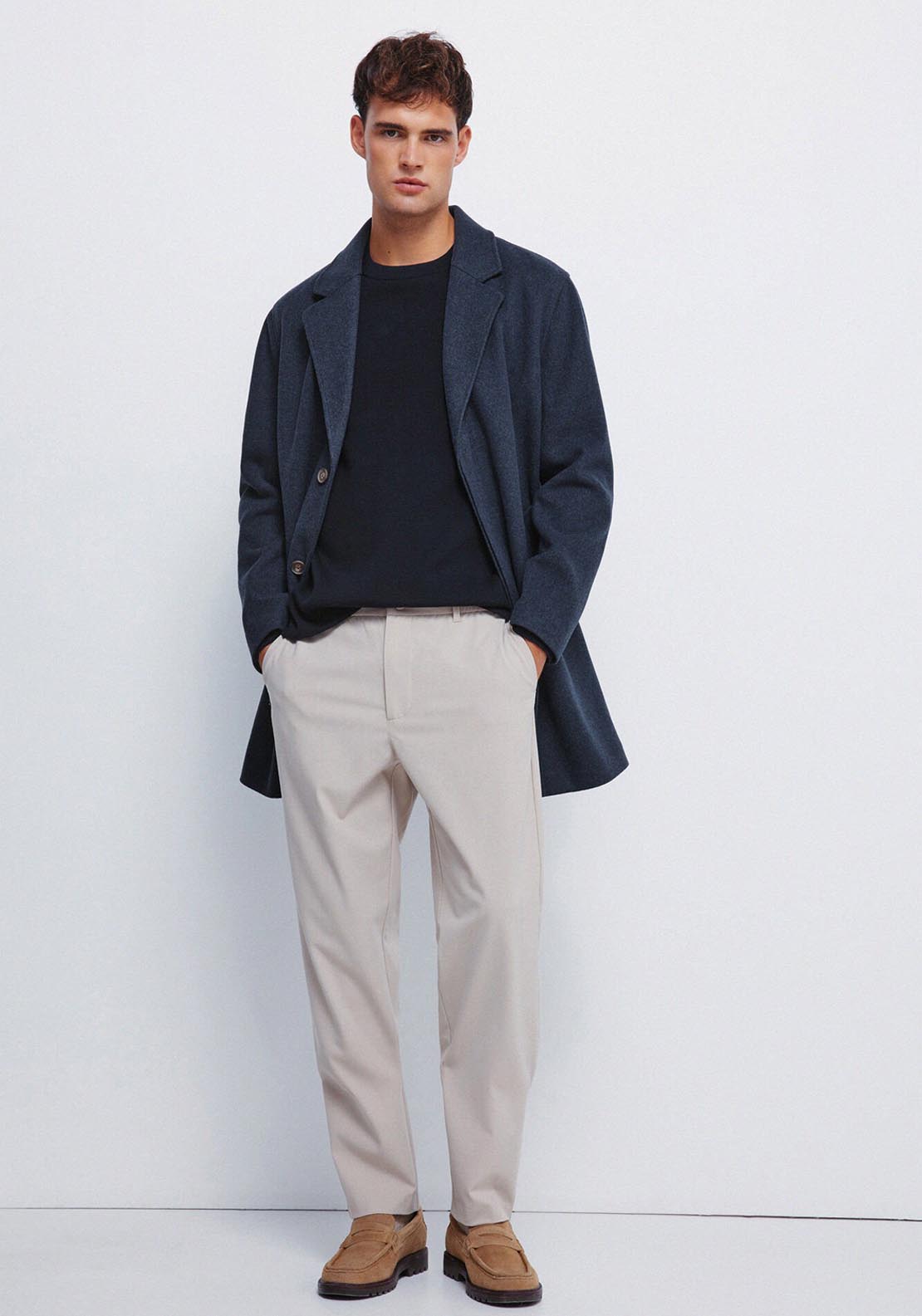 Comfort Stretch Coat - Blue