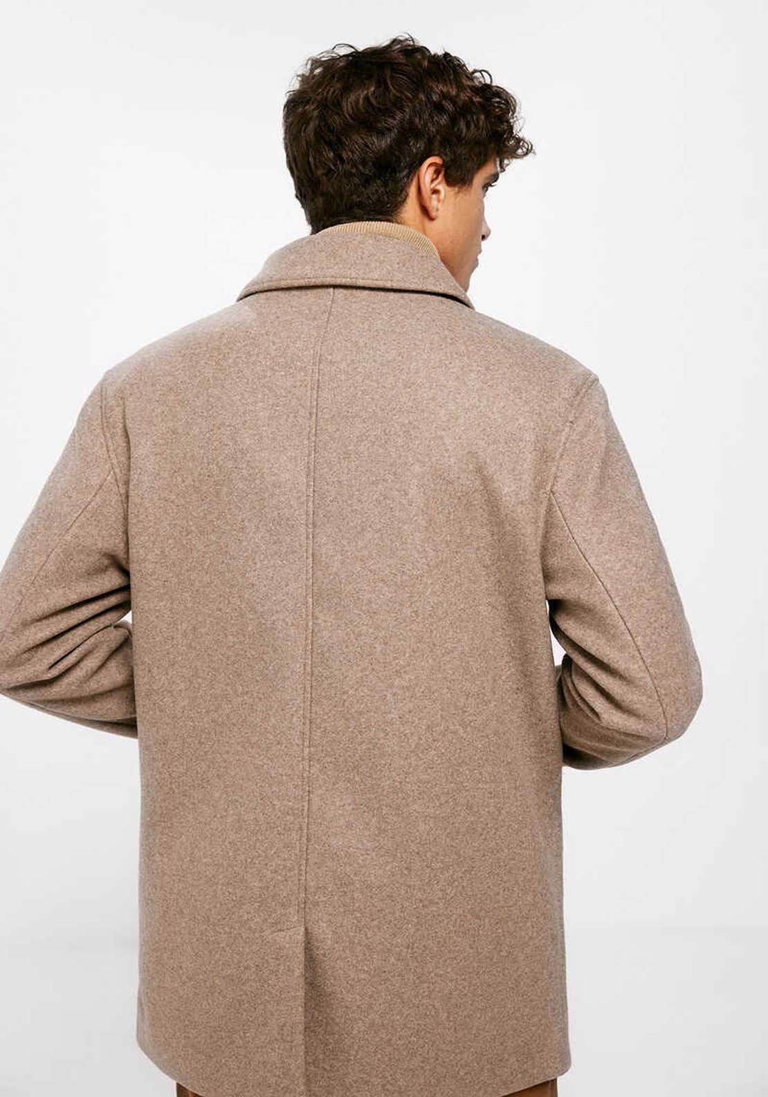 Springfield Comfort stretch coat - Beige / Camel 3 Shaws Department Stores