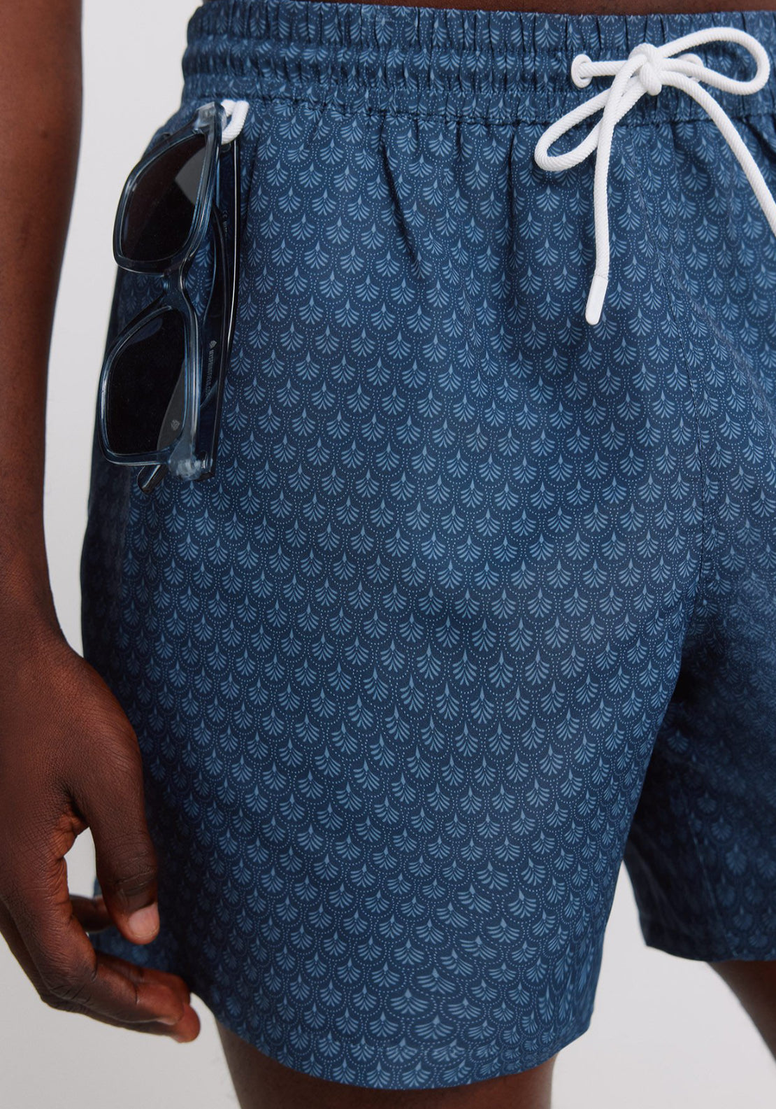 Mosaic Print Swimwear - Blue