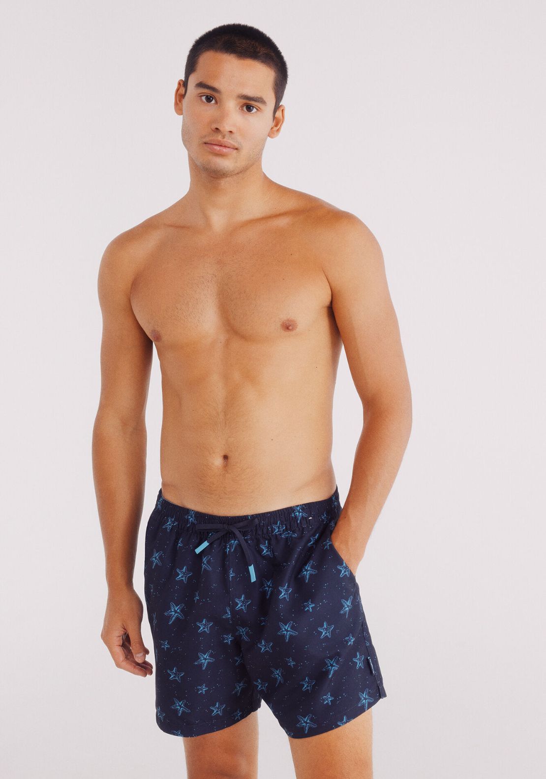 Springfield Swim Short - Blue 3 Shaws Department Stores