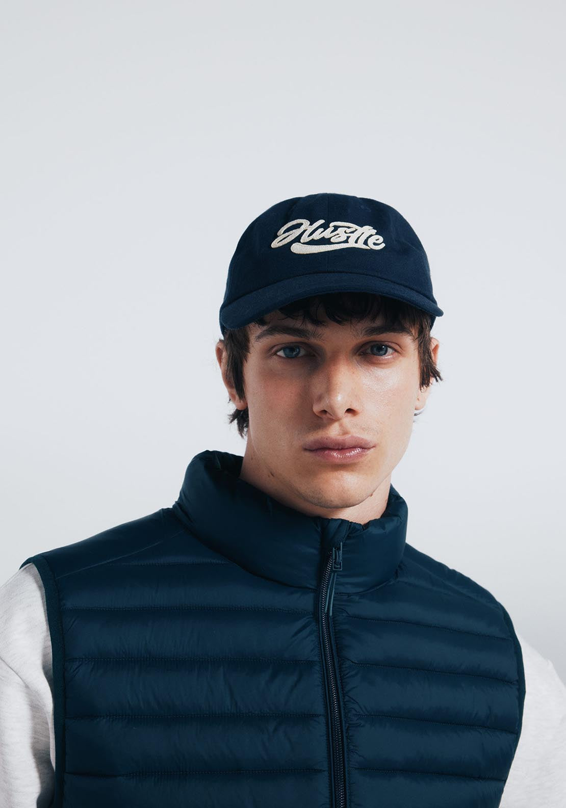 Quilted Gilet - Blue