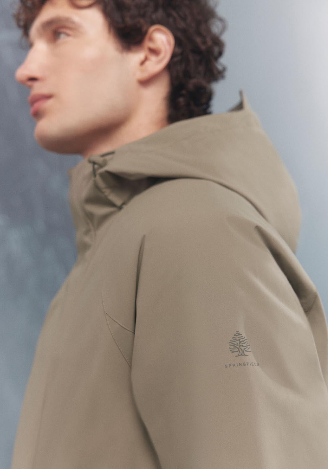 Springfield Thermal Padded Parka - Green 3 Shaws Department Stores
