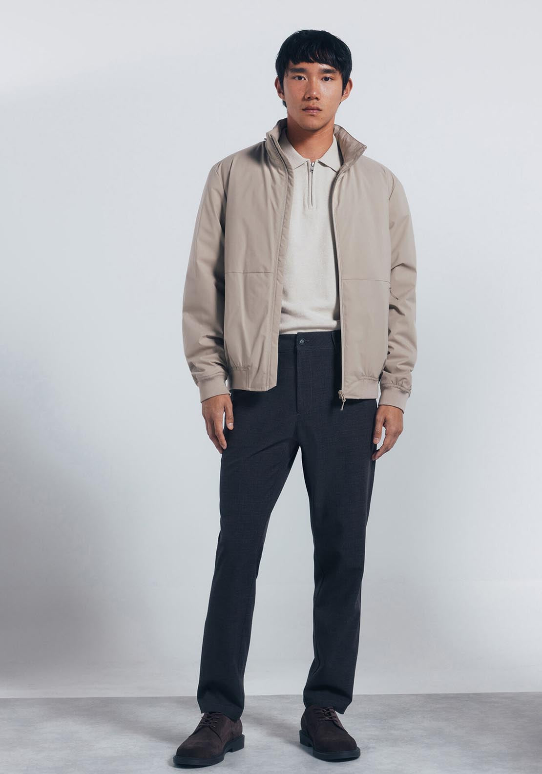 Puffer Technical Jacket - Beige