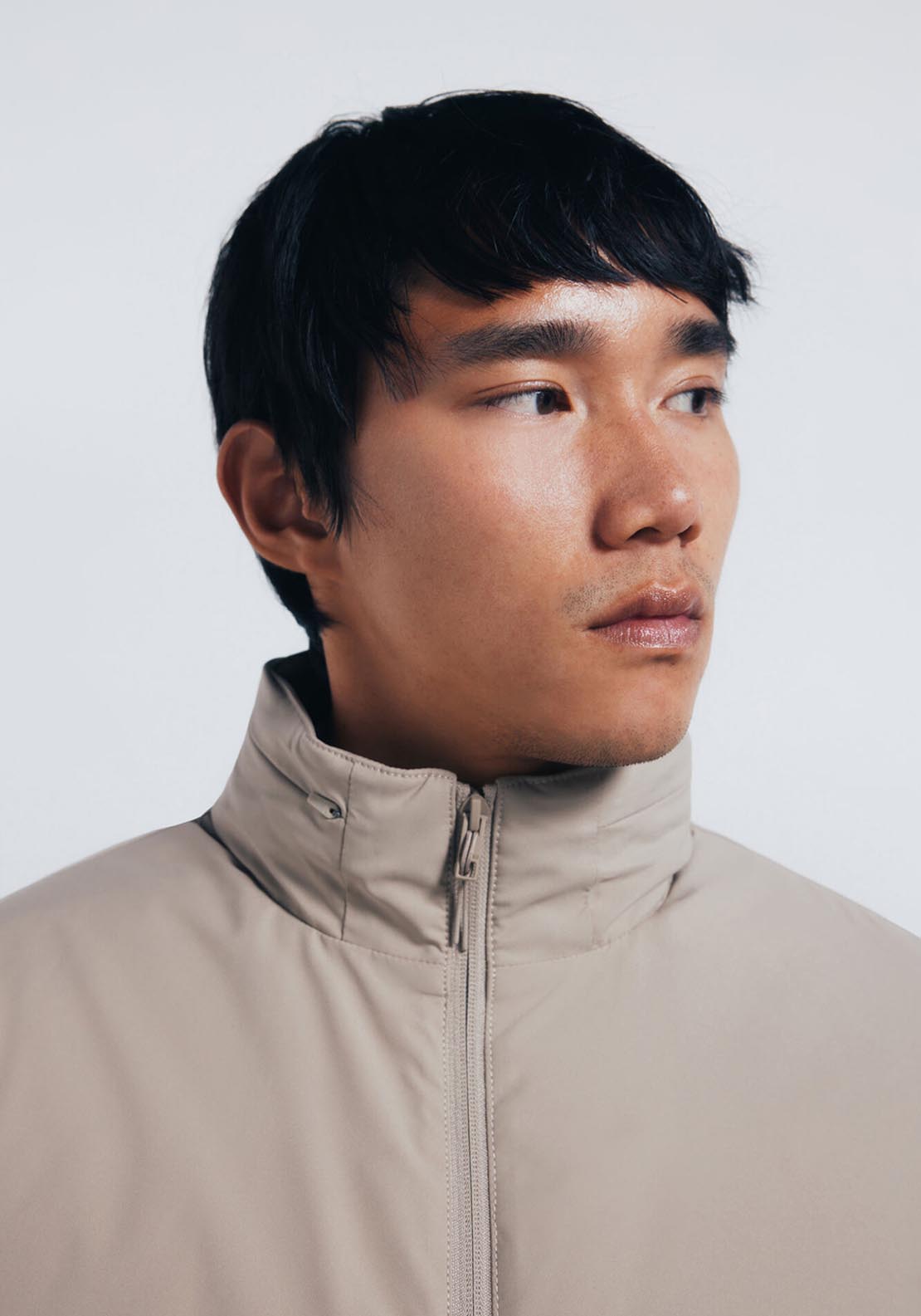 Puffer Technical Jacket - Beige
