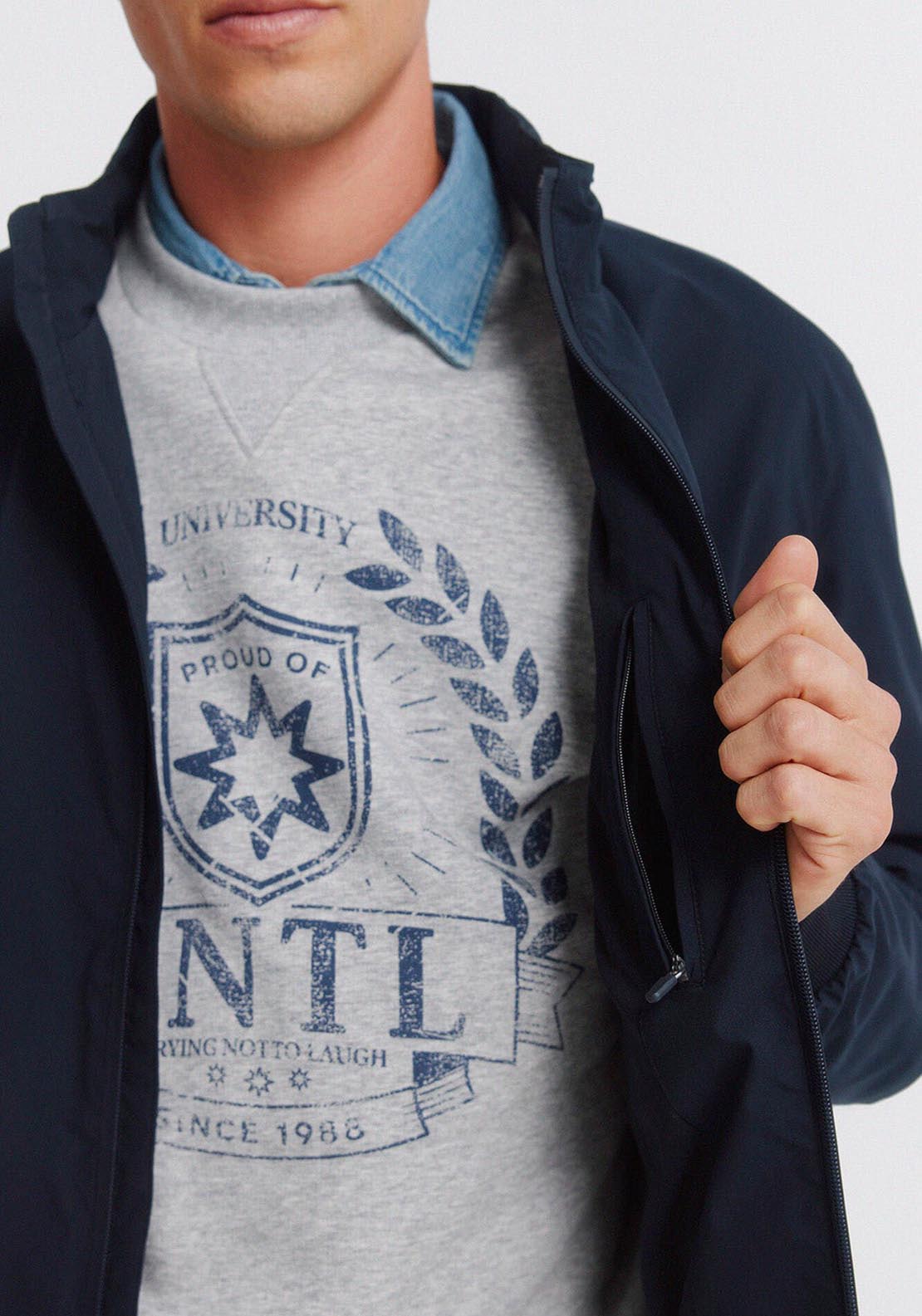 Springfield Technical Hooded Jacket - Blue 6 Shaws Department Stores