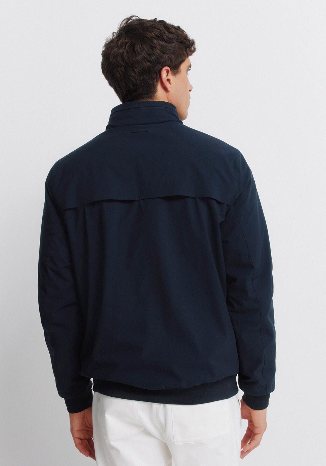 Springfield Technical Hooded Jacket - Blue 2 Shaws Department Stores