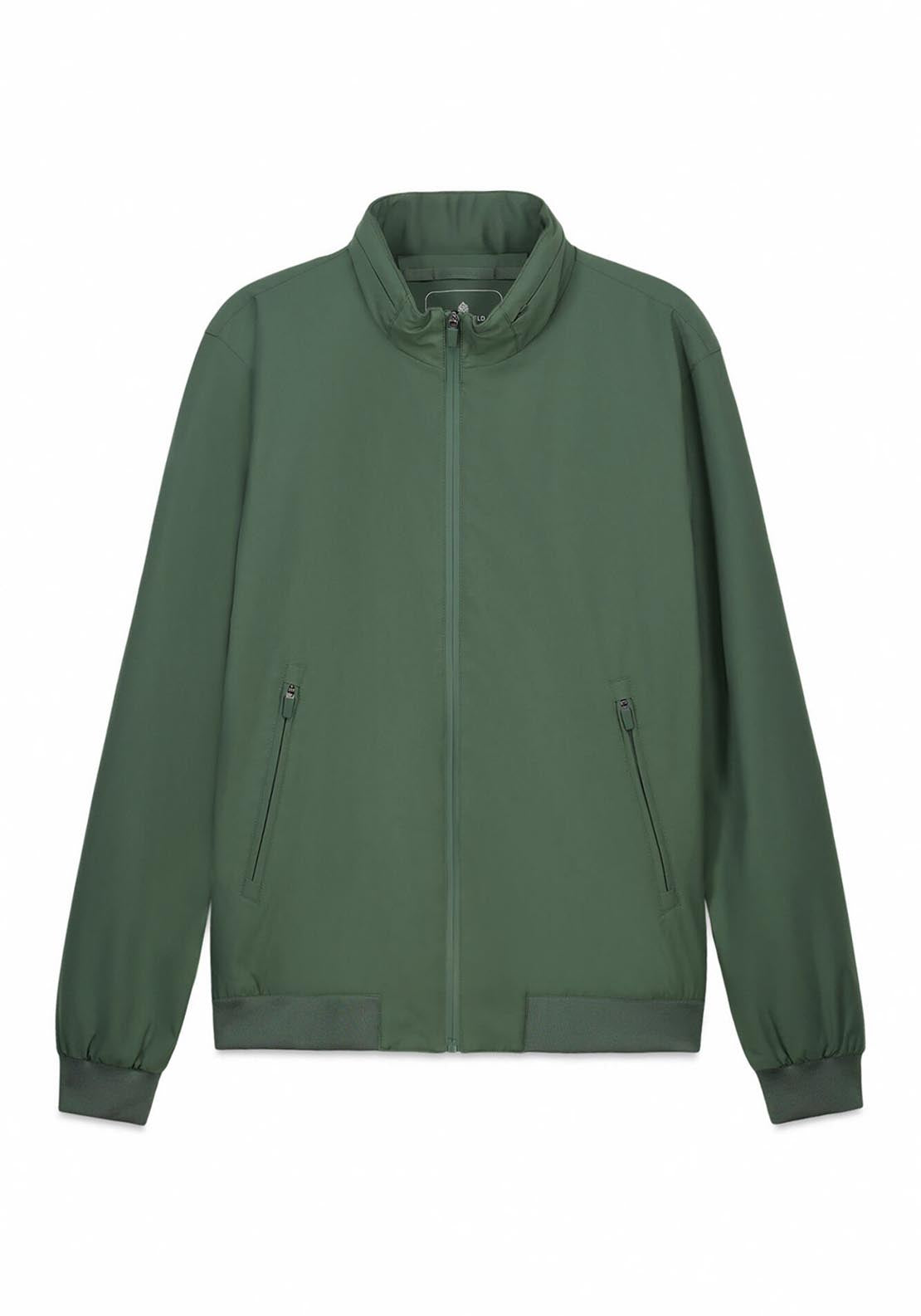 Springfield Technical Hooded Jacket - Green 10 Shaws Department Stores