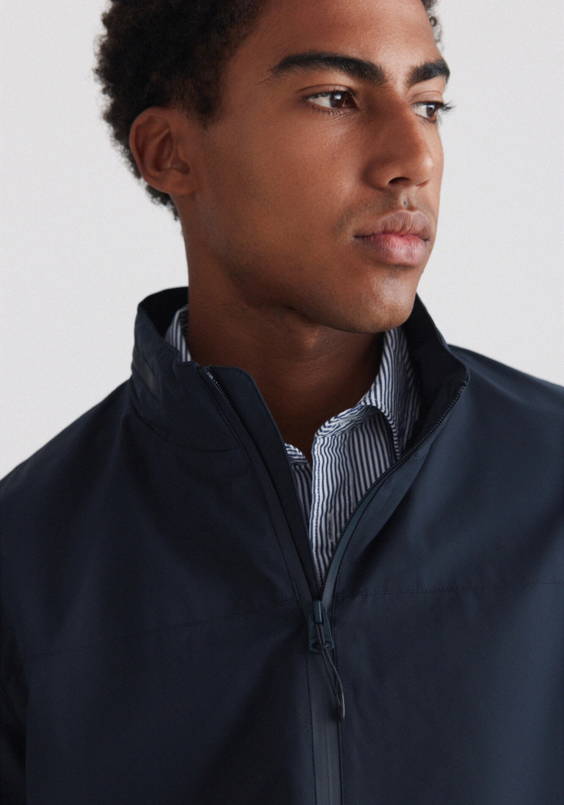 Light Tech Funnel Jacket - Blue