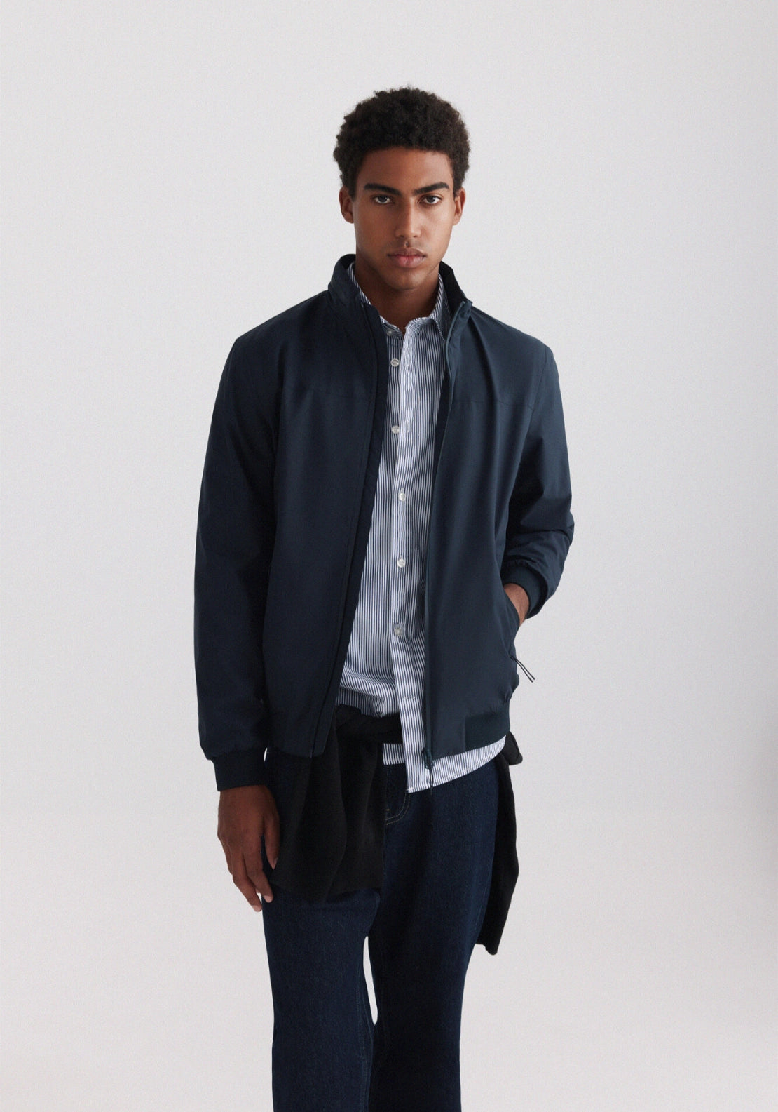 Light Tech Funnel Jacket - Blue
