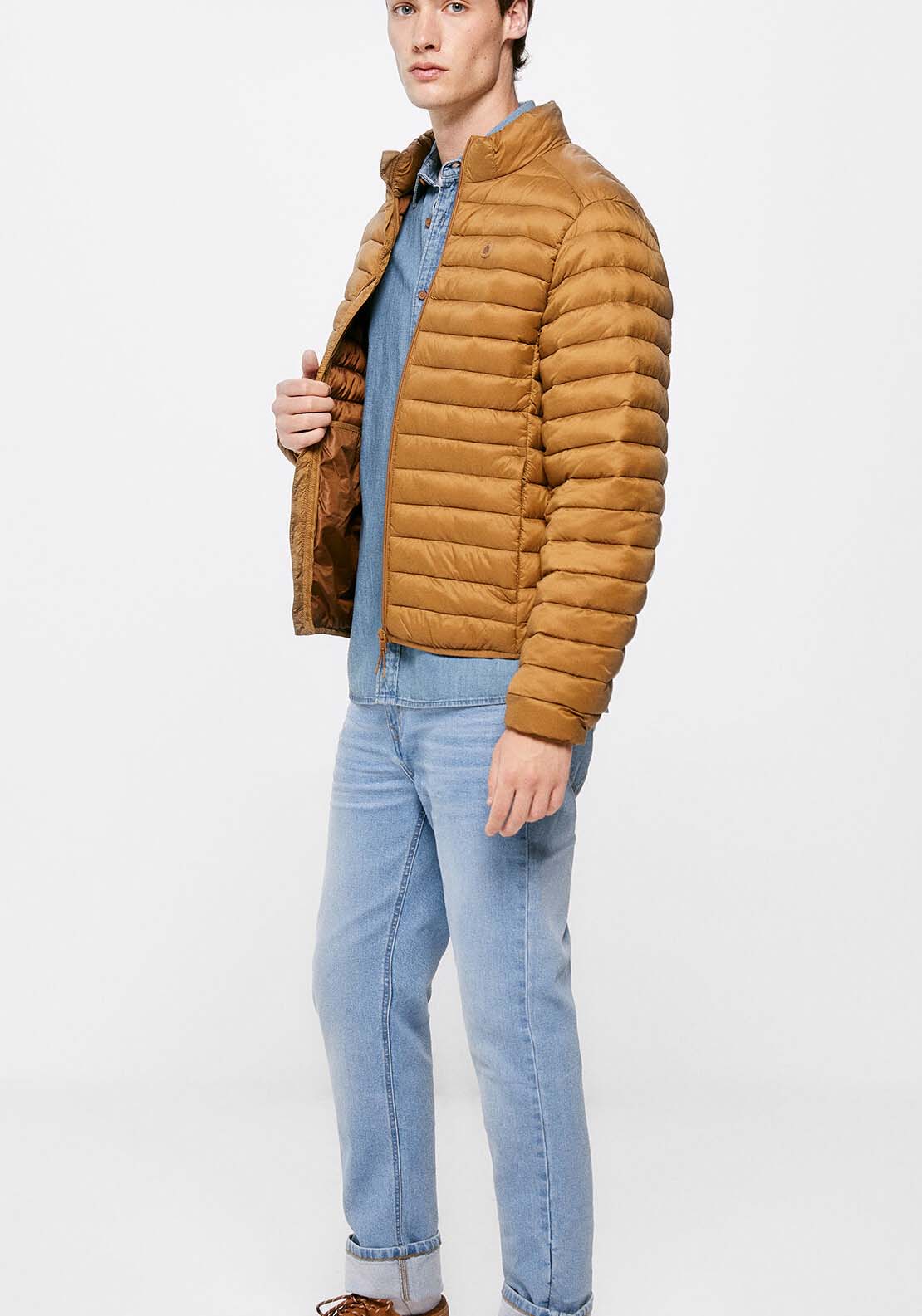 Springfield Quilted jacket - Tan 2 Shaws Department Stores