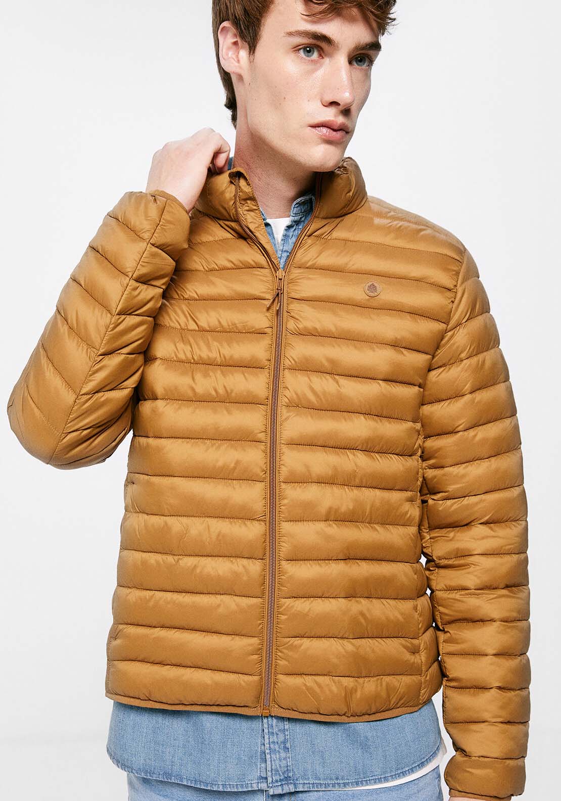 Springfield Quilted jacket - Tan 4 Shaws Department Stores