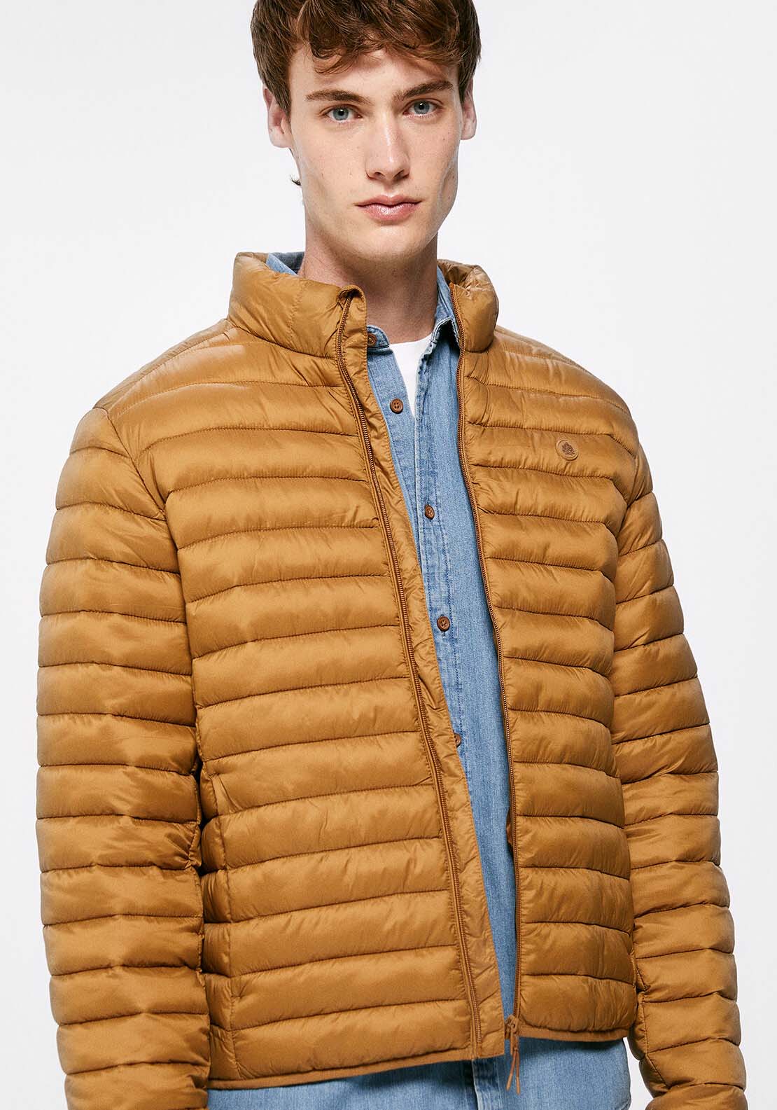 Springfield Quilted jacket - Tan 1 Shaws Department Stores