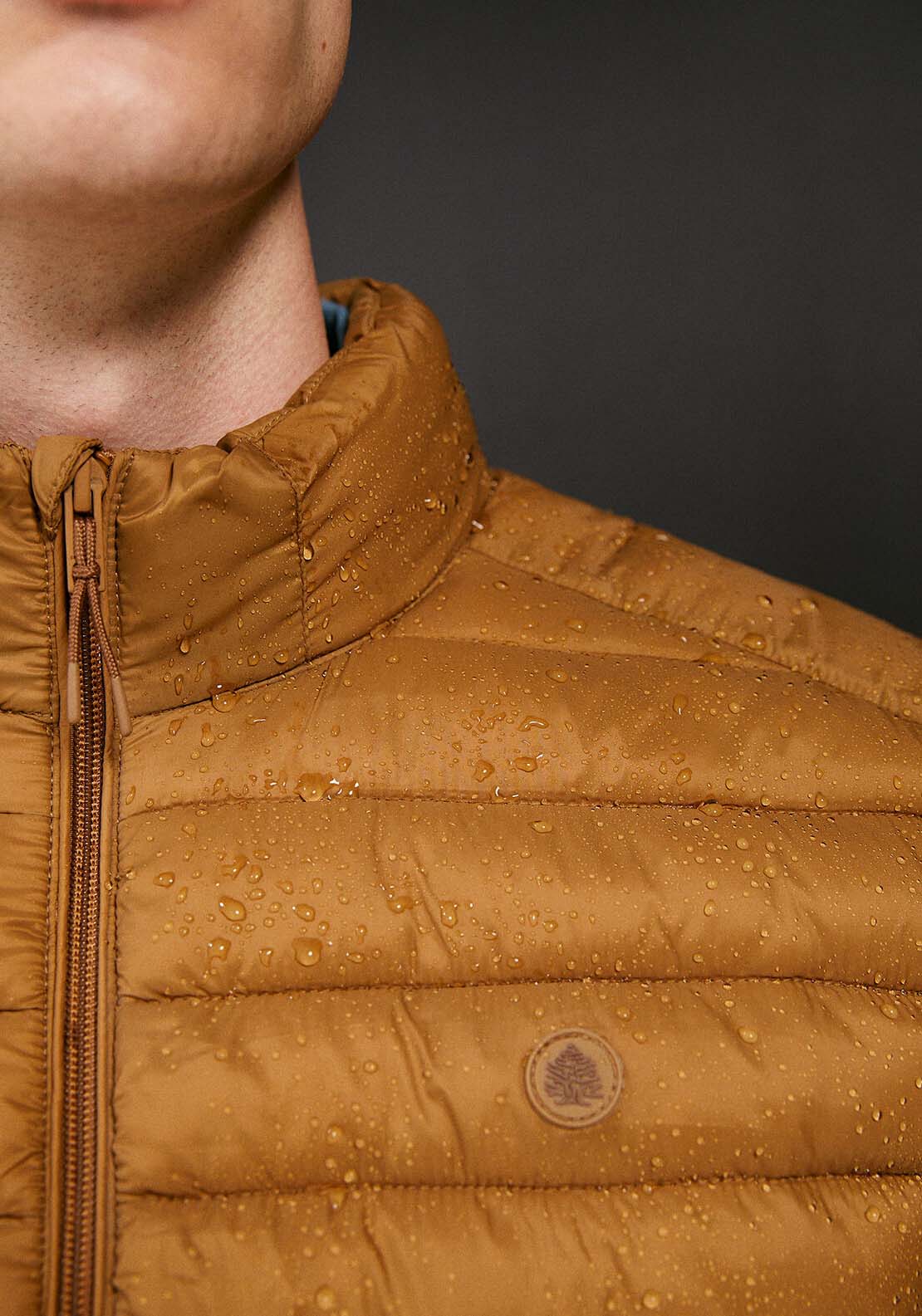 Springfield Quilted jacket - Tan 8 Shaws Department Stores