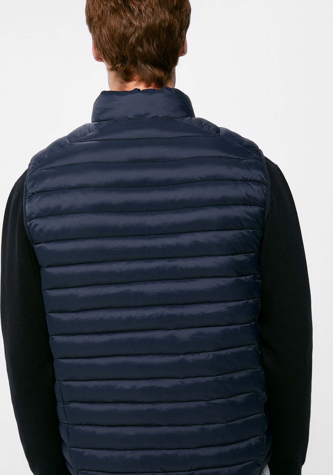 Springfield Quilted gilet - Blue 5 Shaws Department Stores