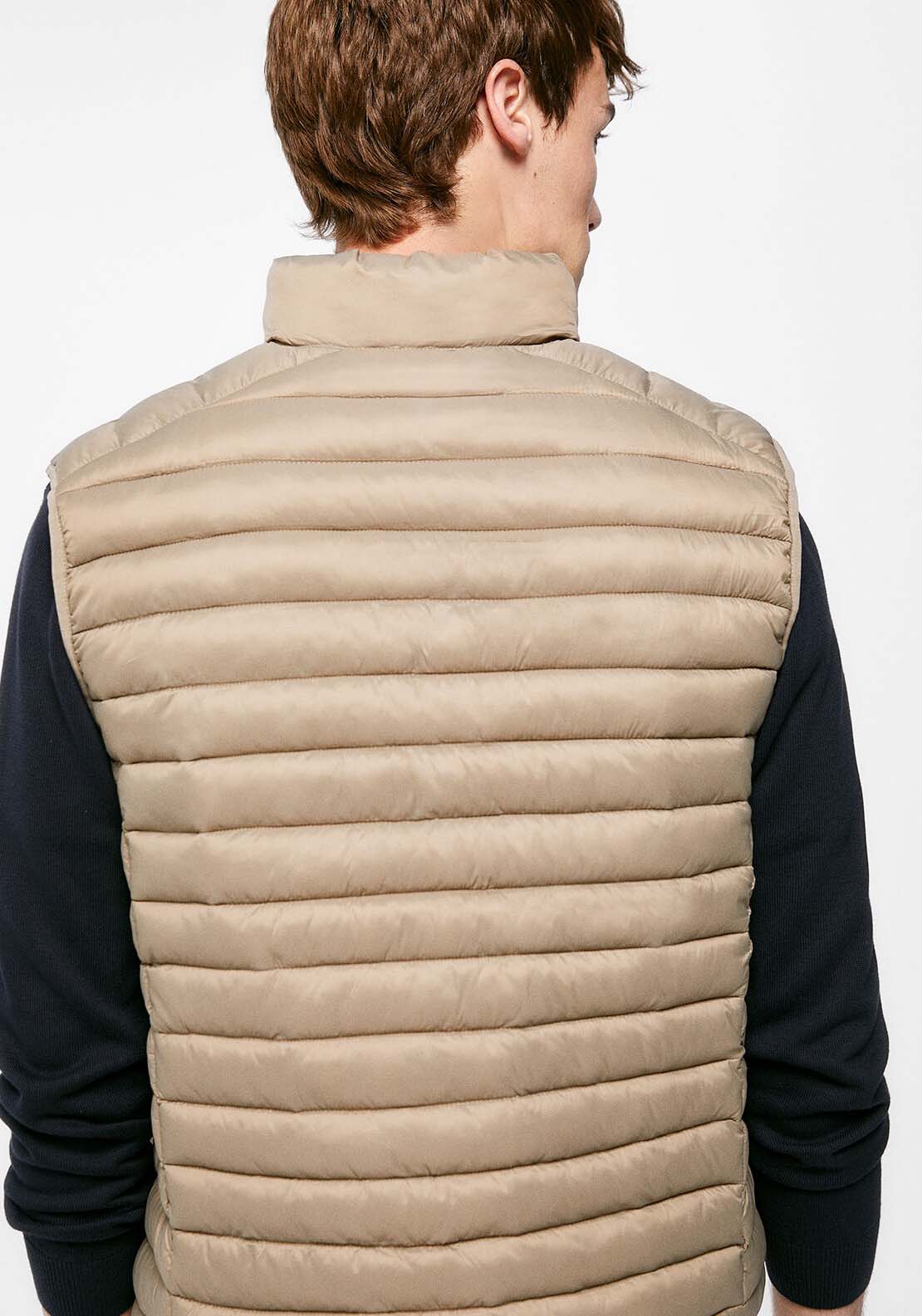 Springfield Quilted gilet - Sand 3 Shaws Department Stores