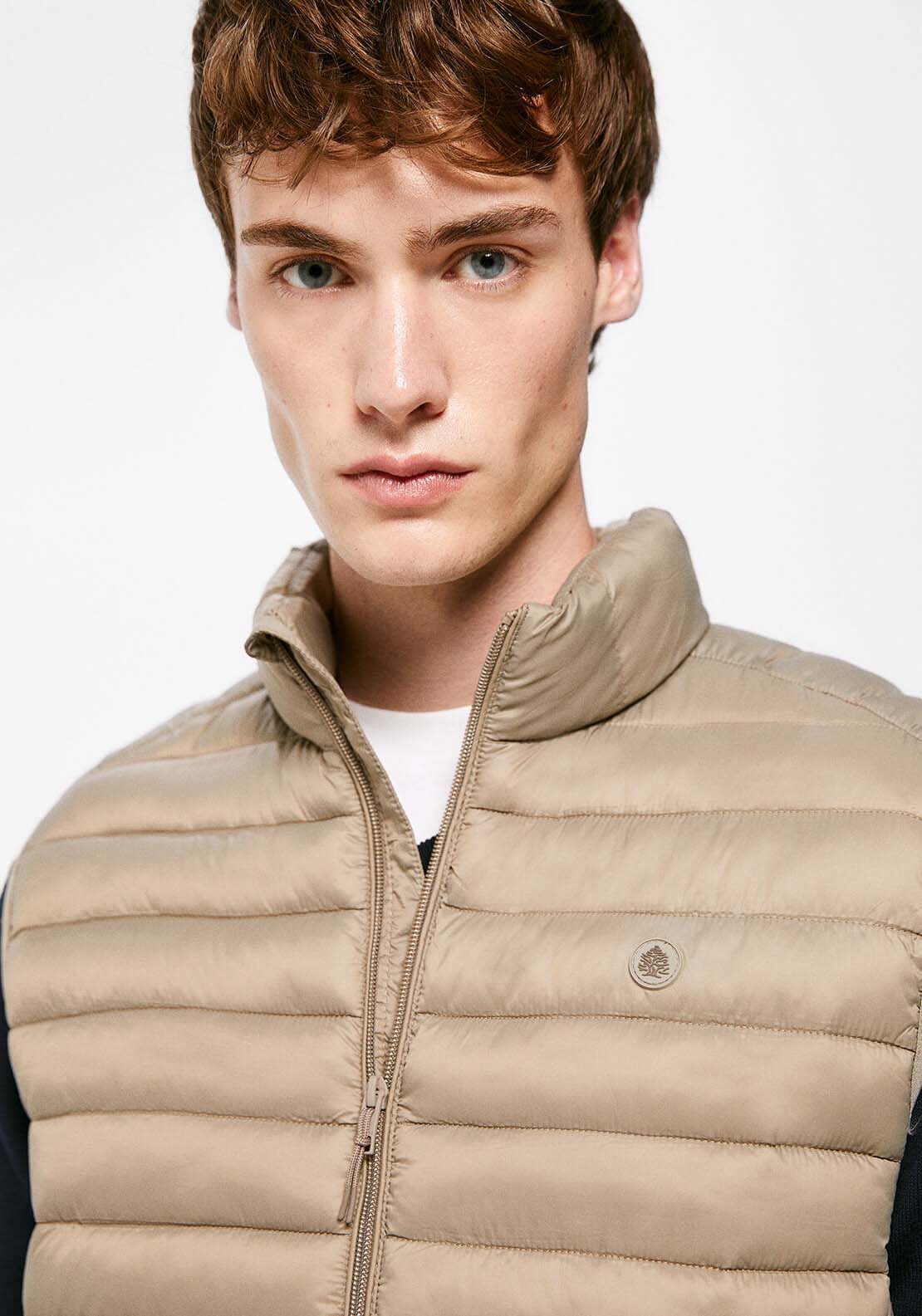 Springfield Quilted gilet - Sand 4 Shaws Department Stores