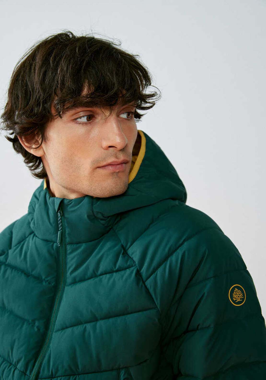Springfield Padded thermal jacket-Teal - Blue 5 Shaws Department Stores