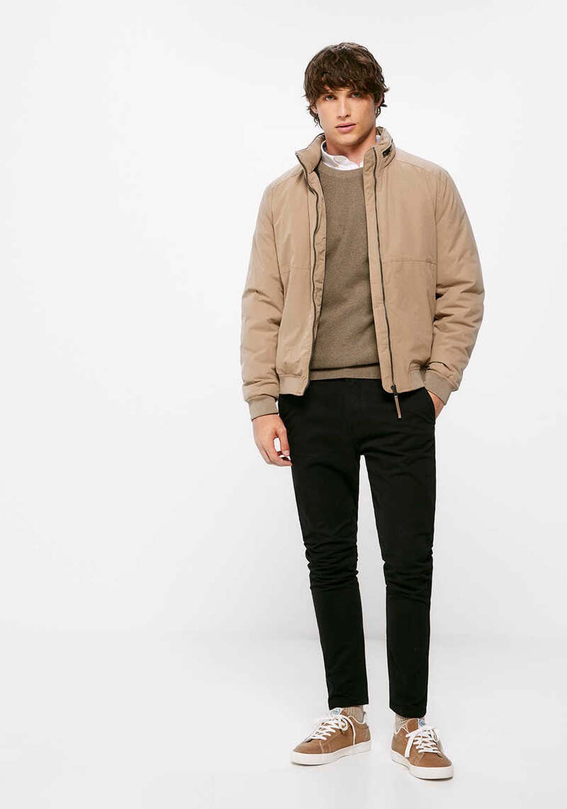 Springfield Technical quilted jacket - Sand 5 Shaws Department Stores