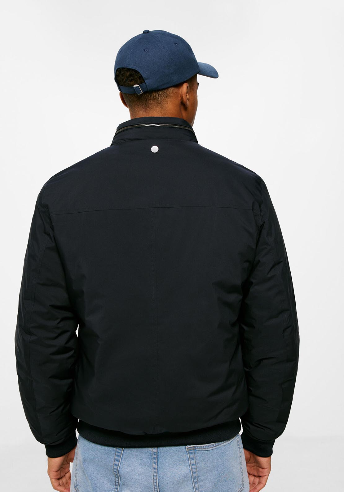 Springfield Technical quilted jacket - Navy 4 Shaws Department Stores