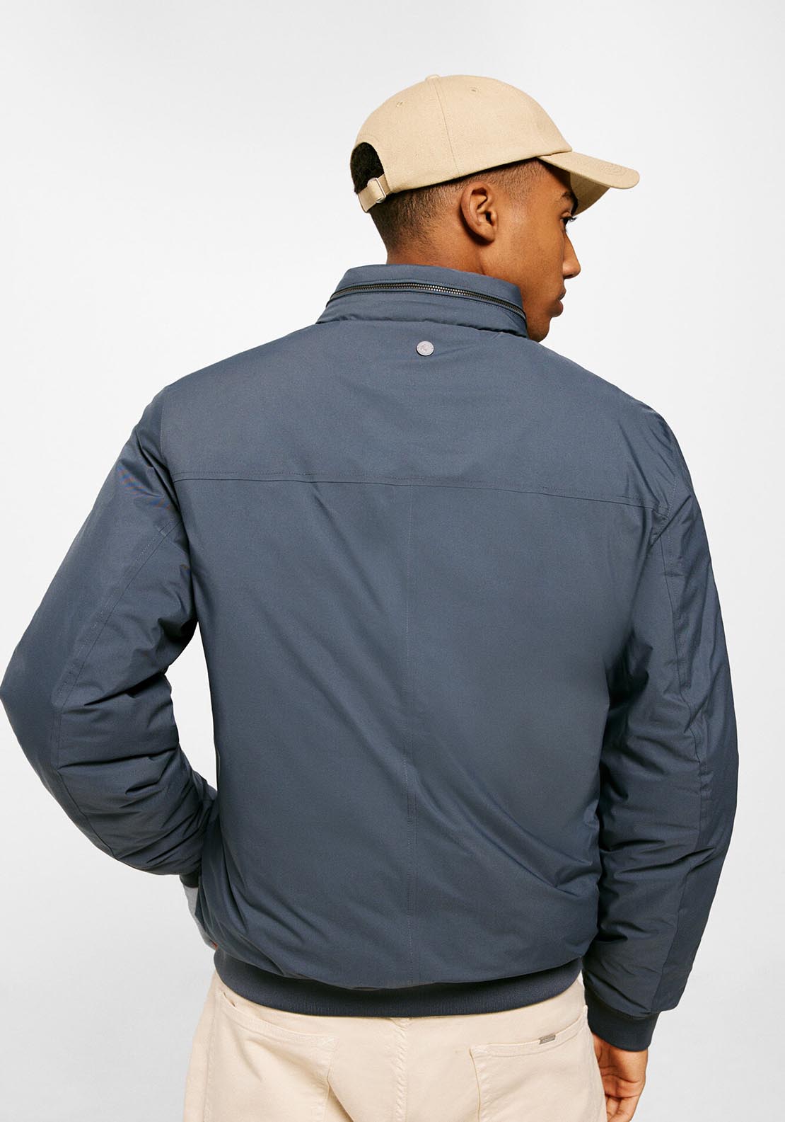 Springfield Technical quilted jacket - Blue 5 Shaws Department Stores