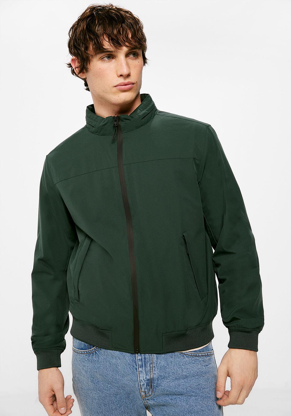 Springfield Technical jacket - Green 3 Shaws Department Stores