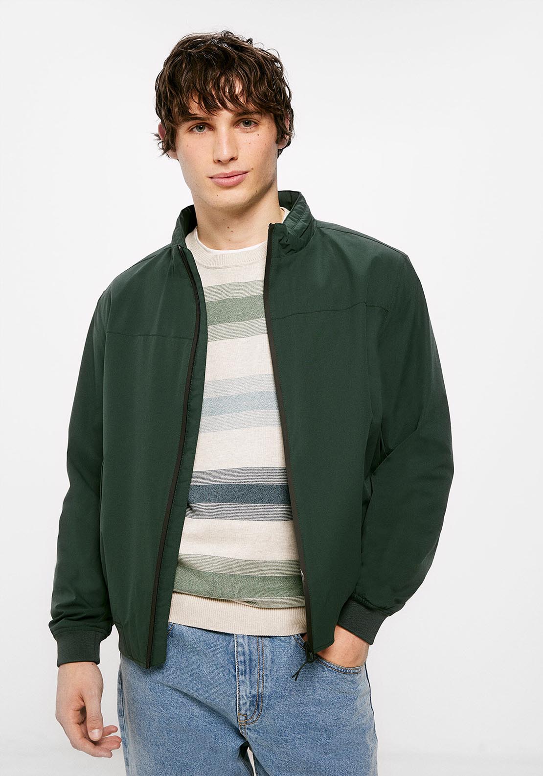 Springfield Technical jacket - Green 1 Shaws Department Stores