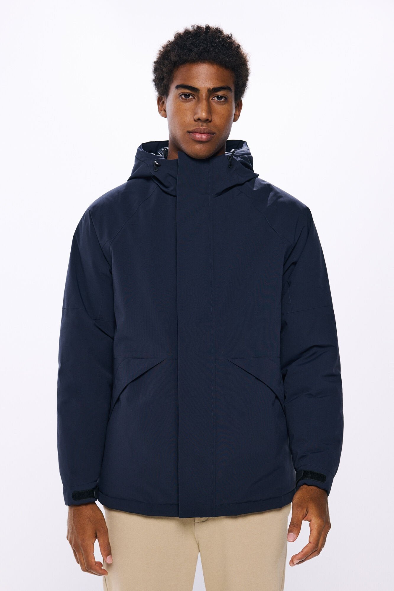Springfield Short Padded Thermal Parka - Blue 8 Shaws Department Stores