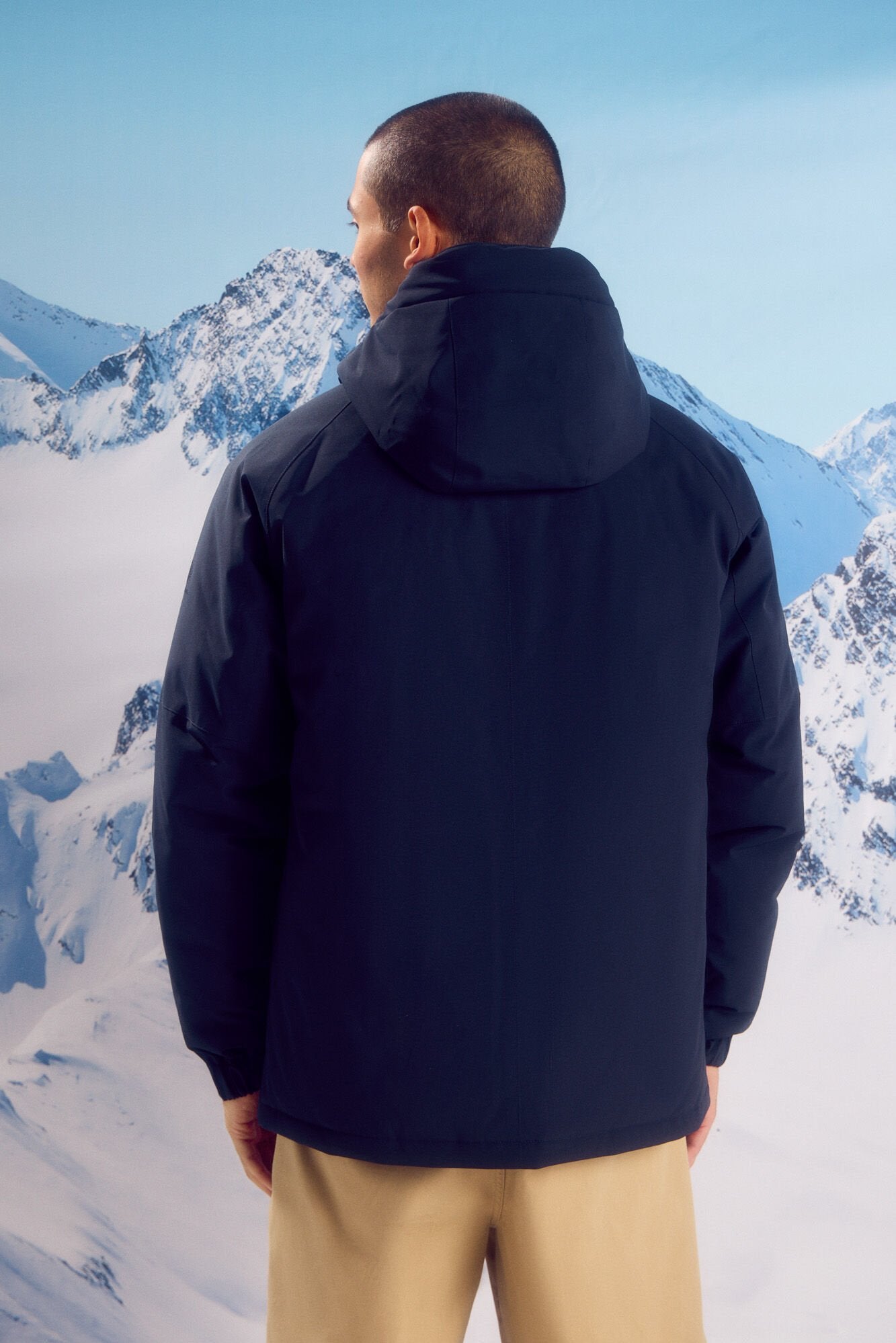Springfield Short Padded Thermal Parka - Blue 6 Shaws Department Stores